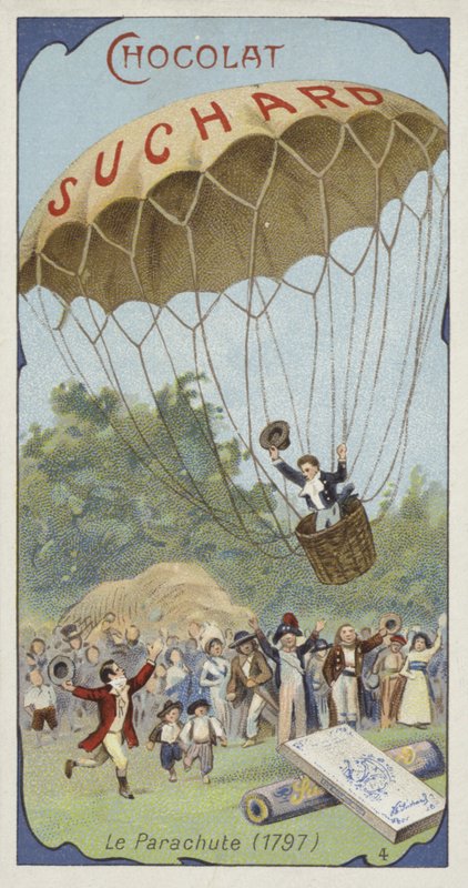 Spadochron, 1797 autorstwa European School