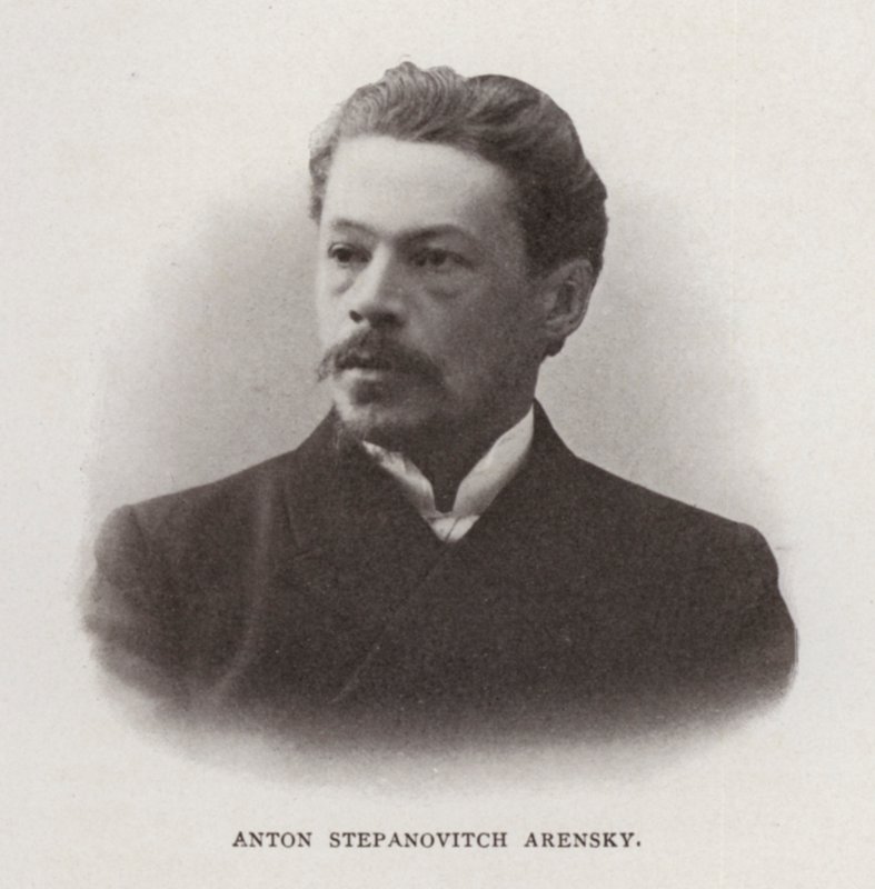 Anton Stepanovitch Arensky (czarno-białe zdjęcie) autorstwa European Photographer