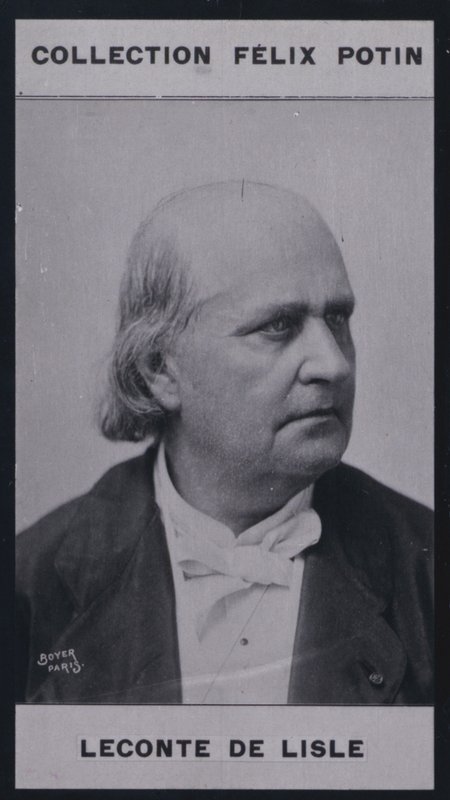 Charles Leconte De Lisle (1818-1894) (zdjęcie czarno-białe) autorstwa European Photographer