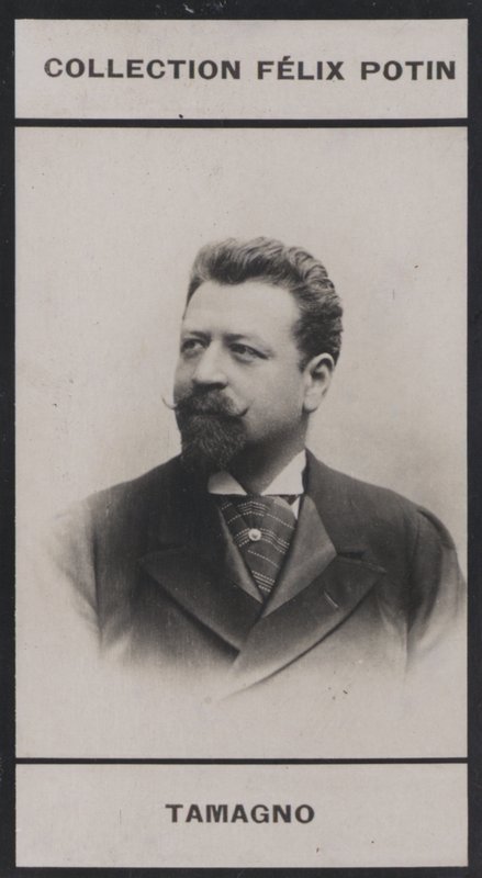 Francesco Tamagno (1850) (zdjęcie czarno-białe) autorstwa European Photographer