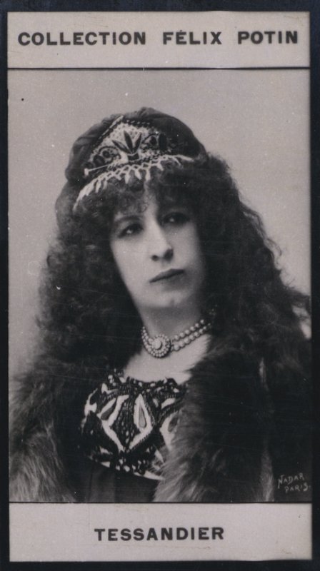Madame Aimee Tessandier (1851) (zdjęcie b/w) autorstwa European Photographer