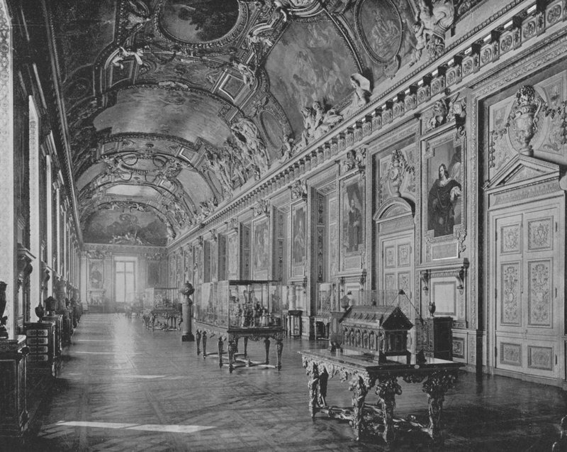 Galeria Apolla, Paryż (zdjęcie czarno-białe) autorstwa European Photographer
