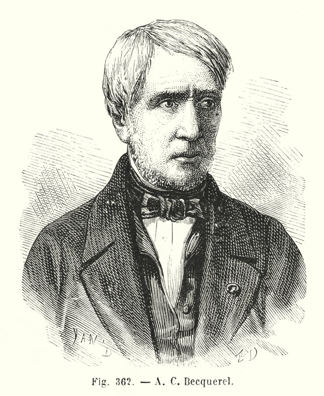 A C Bacquerel (grawerowanie) autorstwa European School