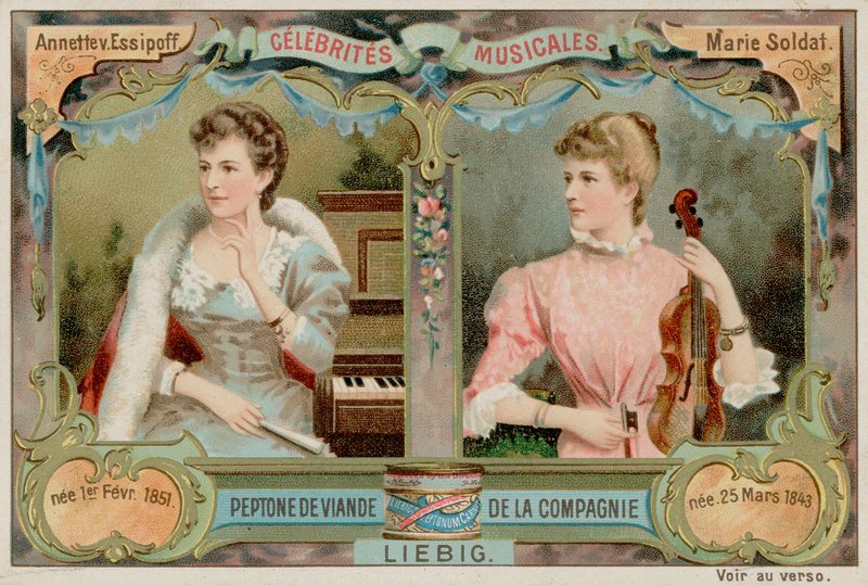 Annette von Essipoff i Marie soldat autorstwa European School