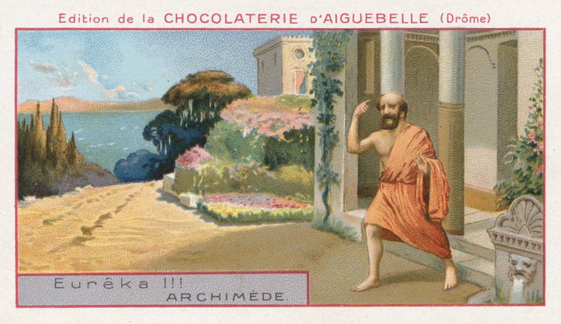 Archimedes wykrzykujący Eureka! autorstwa European School