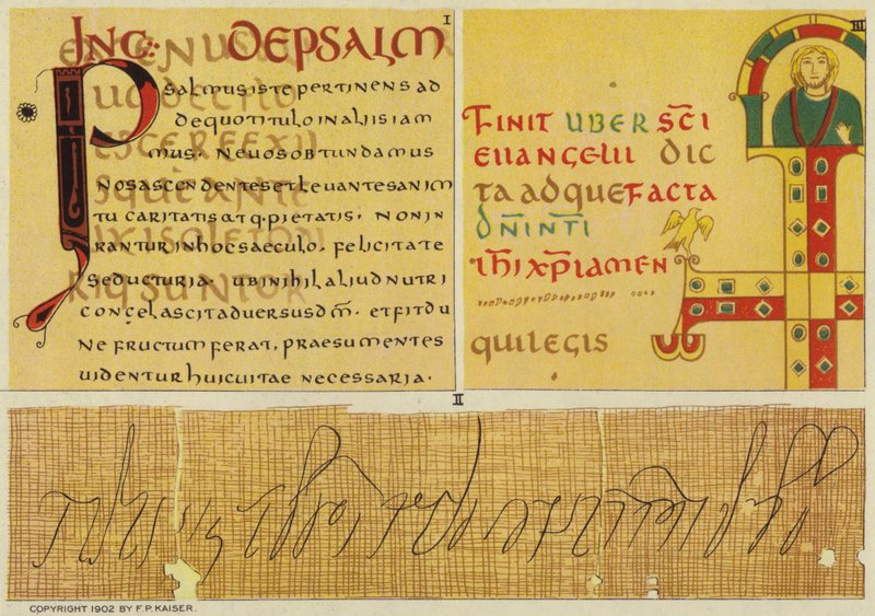 Cyceron w palimpseście (kolorowa litografia) autorstwa European School