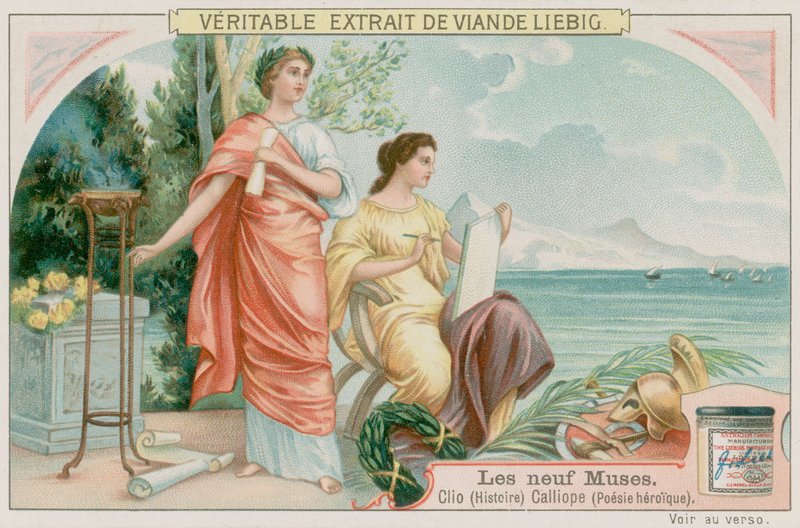 Clio (historia) i Calliope (poezja heroiczna) autorstwa European School