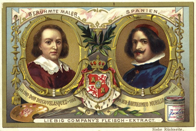 Diego Velasquez i Bartolome Murillo, hiszpańscy artyści autorstwa European School