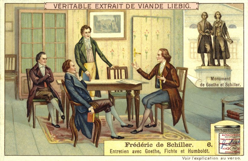 Friedrich Schiller, niemiecki filozof, poeta i dramaturg autorstwa European School