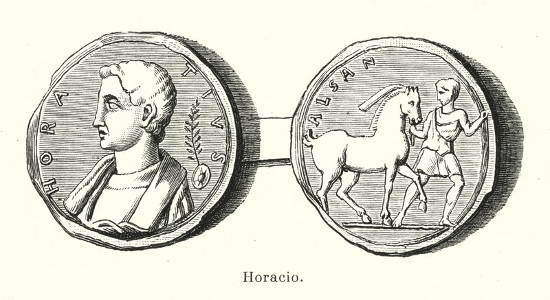 Horacy, rzymski poeta (lito) autorstwa European School