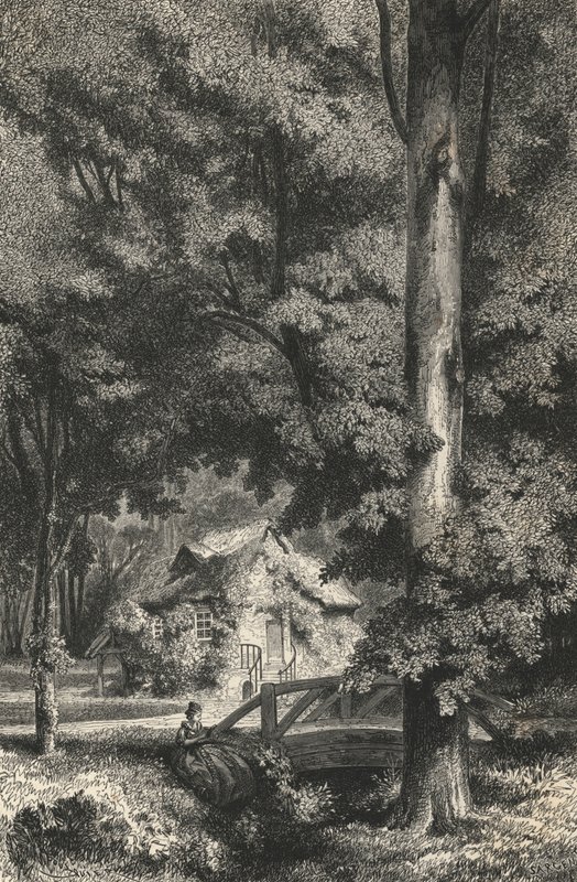 Petit Trianon (grawerowanie) autorstwa European School