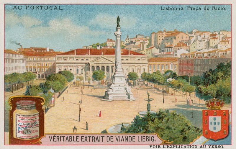 Lisbon, the Praca do Rossio autorstwa European School
