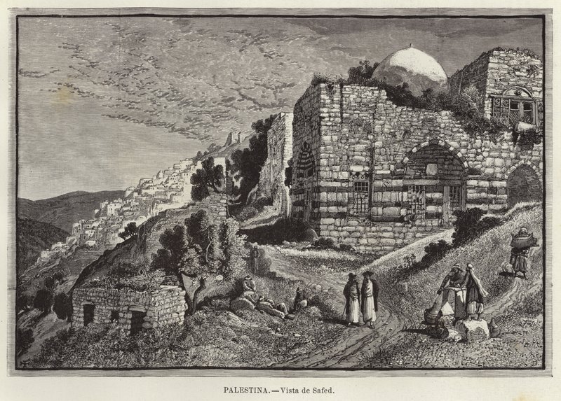 Palestyna, widok Safed autorstwa European School