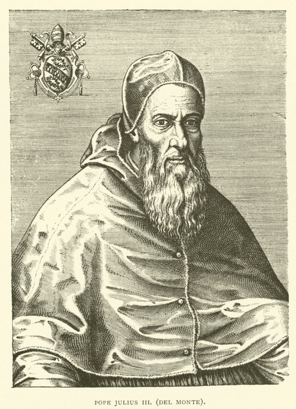 Papież Juliusz III, Del Monte (rycina) autorstwa European School