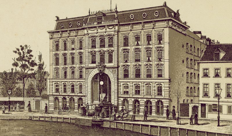 Rotterdam: Przejście (litografia) autorstwa European School