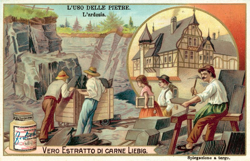 Łupek (chromolitho) autorstwa European School