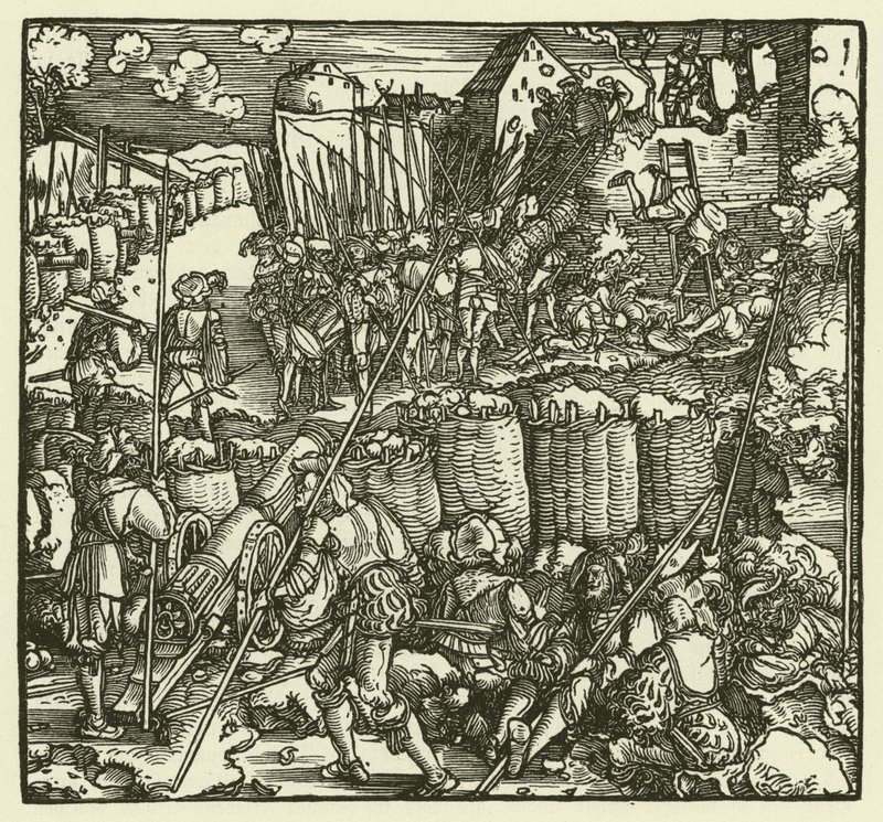 Szturm na zamek, 1532 autorstwa European School