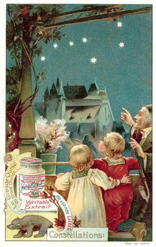 Wielka Niedźwiedzica (chromolitho) autorstwa European School