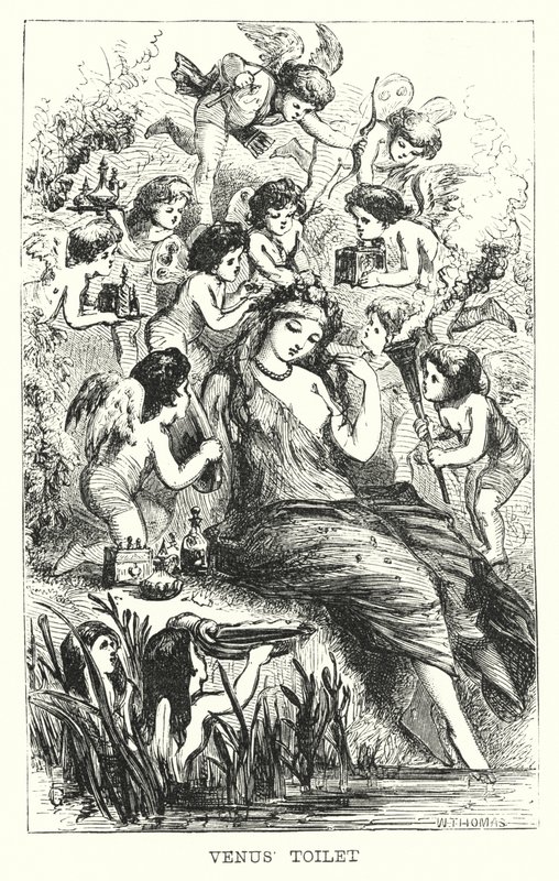 Toaleta Wenus (grawerowanie) autorstwa European School