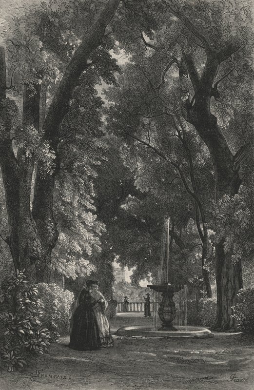 Willa Conti-Torlonia (grawerowanie) autorstwa European School