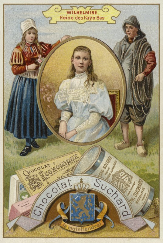 Wilhelmina, królowa Holandii autorstwa European School