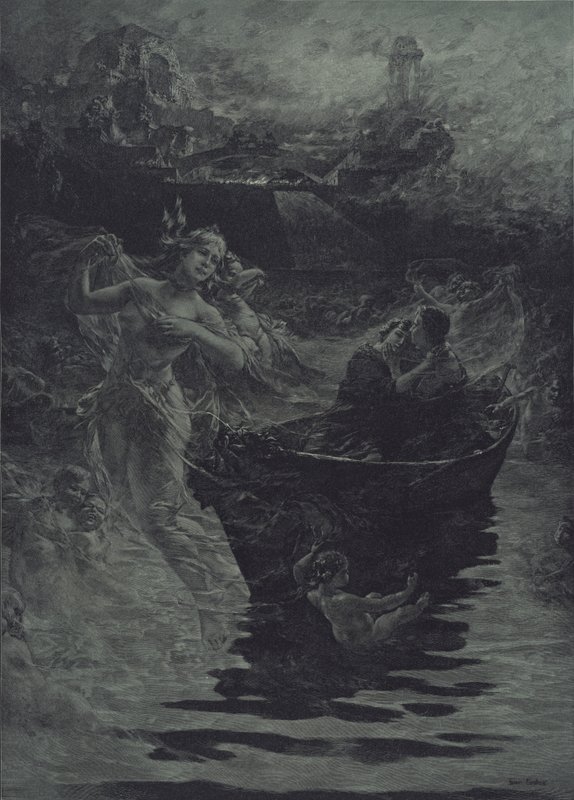 Sen (grawerunek) autorstwa Ferdinand Pacher