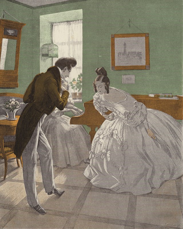 Zaproszenie do tańca autorstwa Ferdinand von Reznicek