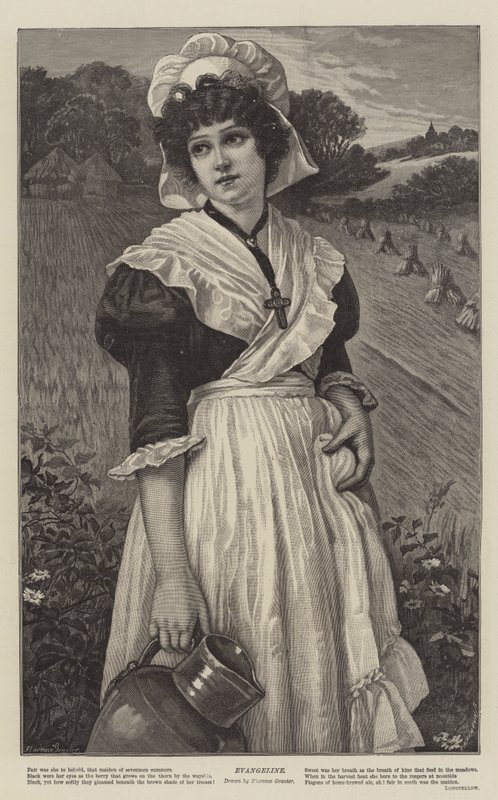 Evangeline autorstwa Florence Claxton