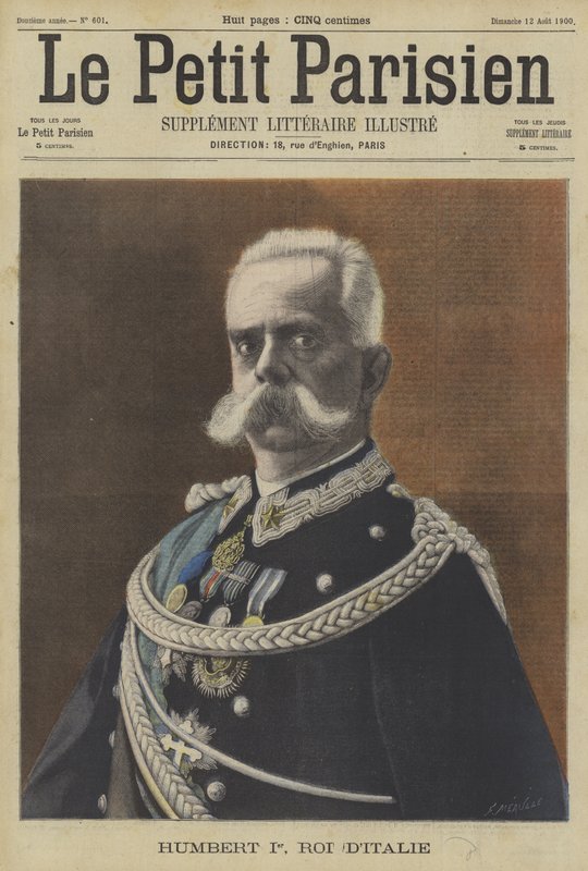 Umberto I, król Włoch autorstwa Fortune Louis Meaulle