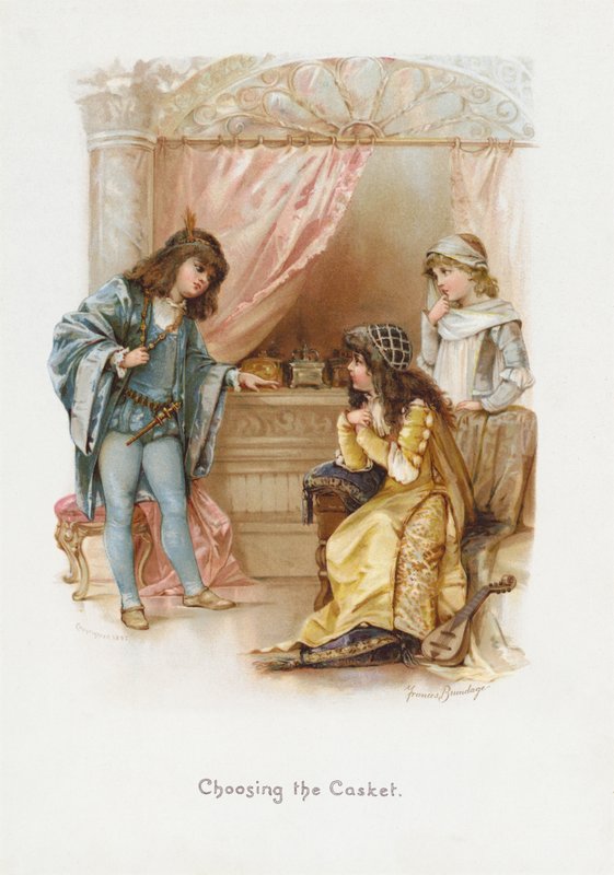 Wybór trumny (chromolitho) autorstwa Frances Brundage