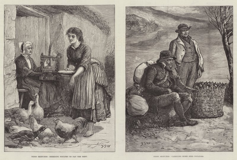 Irlandzkie szkice autorstwa Francis S. Walker