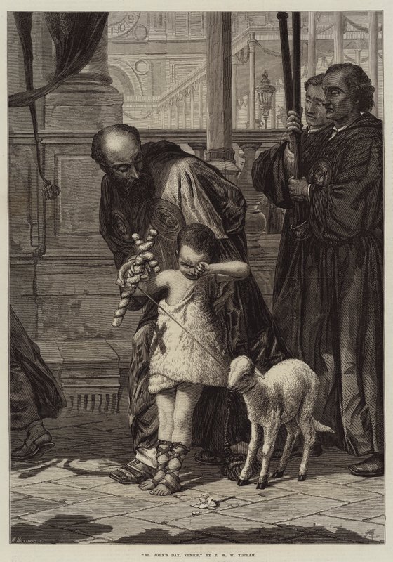 Dzień Świętego Jana, Wenecja autorstwa Francis William Topham