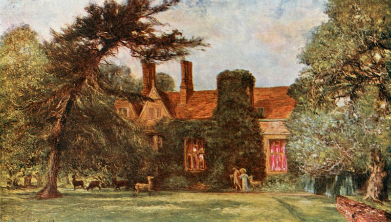 Dwór Stoke Poges autorstwa Francis S. Walker