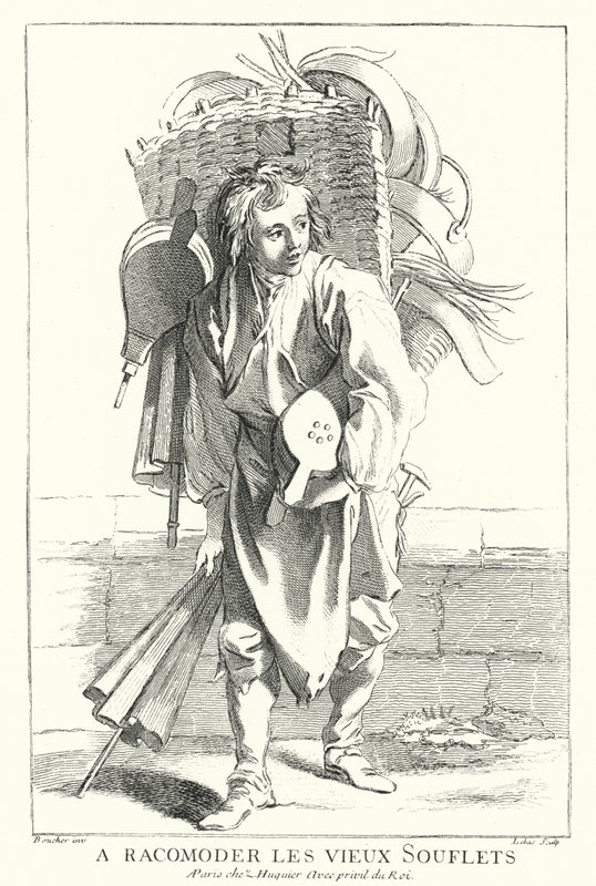 Mieszek (grawerunek) autorstwa Francois (after) Boucher