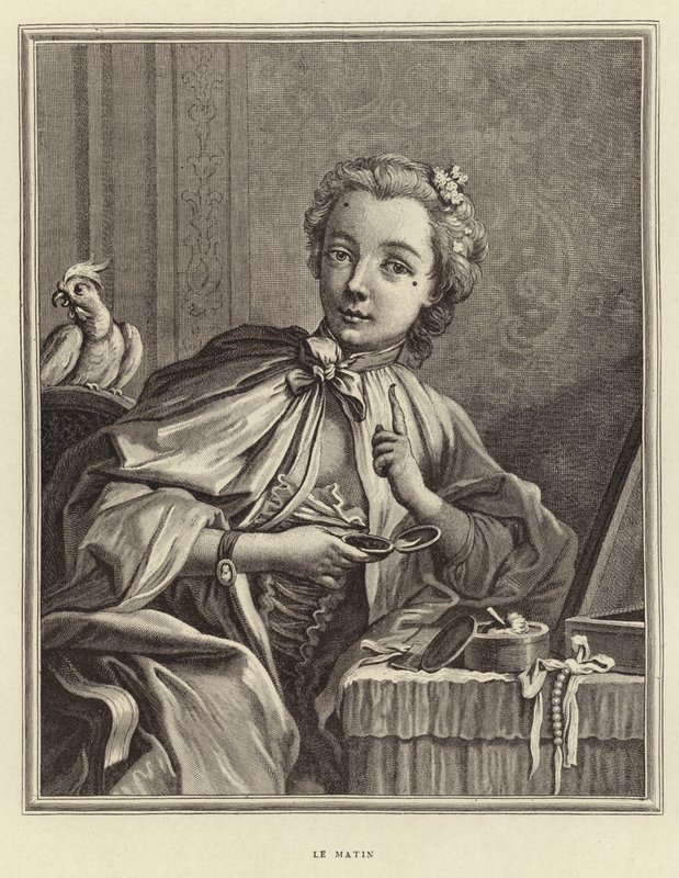 Poranek (grafika) autorstwa Francois (after) Boucher