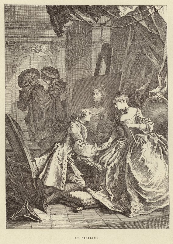Sycylijczyk (grafika) autorstwa Francois (after) Boucher