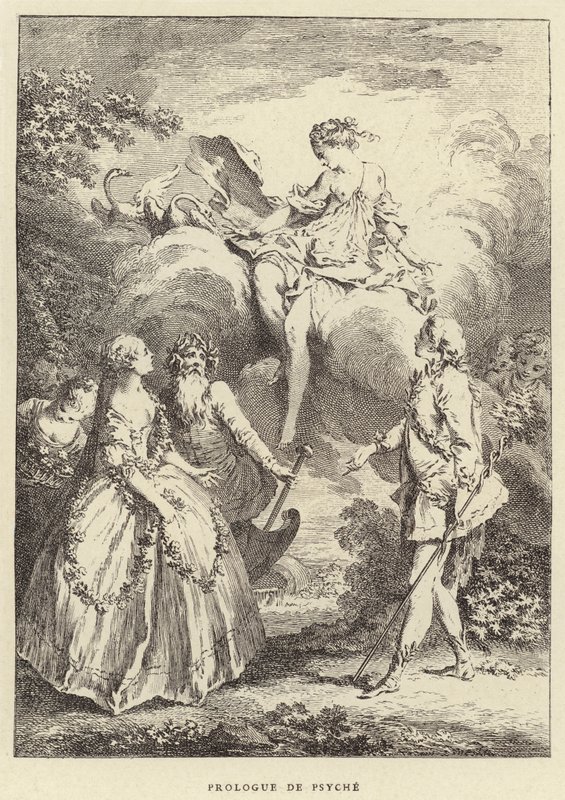 Prolog de Psyche (grafika) autorstwa Francois (after) Boucher