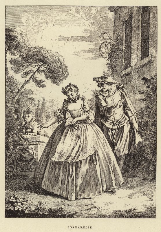 Sganarelle (grawerowanie) autorstwa Francois (after) Boucher