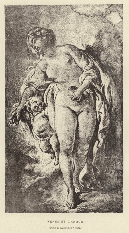 Wenus i Miłość autorstwa Francois (after) Boucher