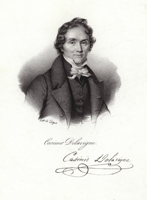 Kazimierz Delavigne autorstwa Francois Seraphin Delpech