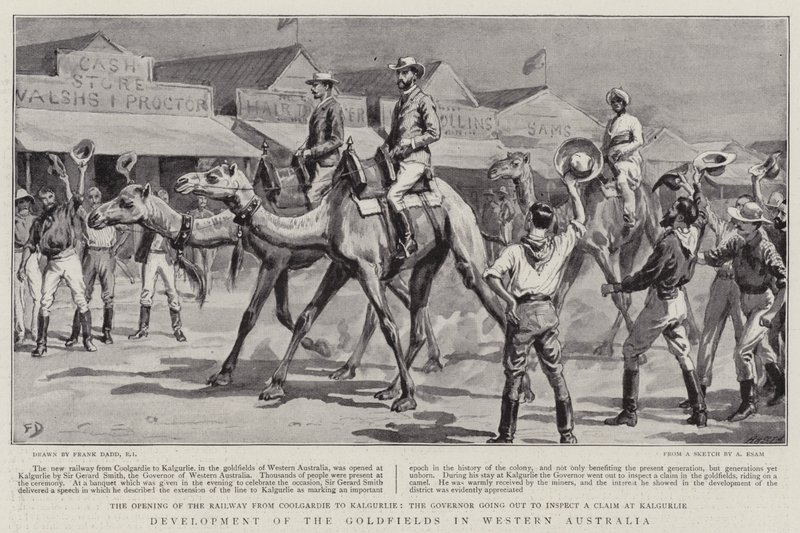 Rozwój Goldfields w Australii Zachodniej autorstwa Frank Dadd