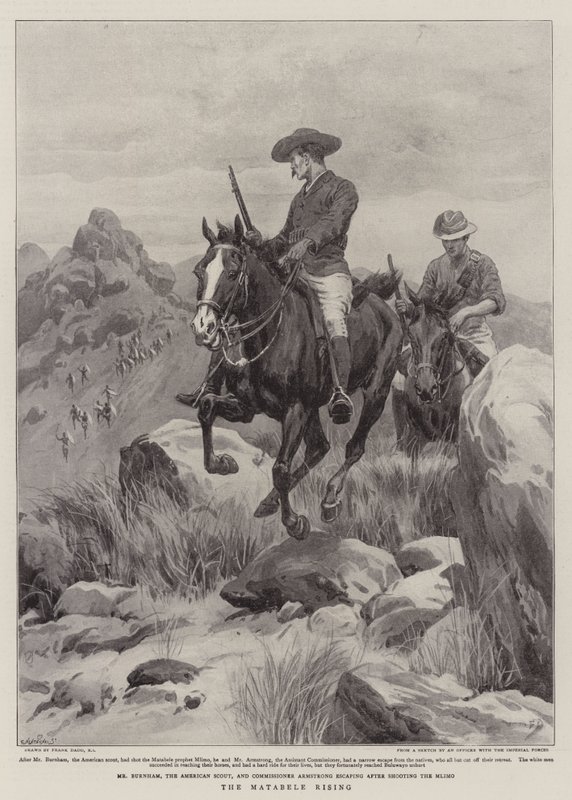 Powstanie Matabele autorstwa Frank Dadd