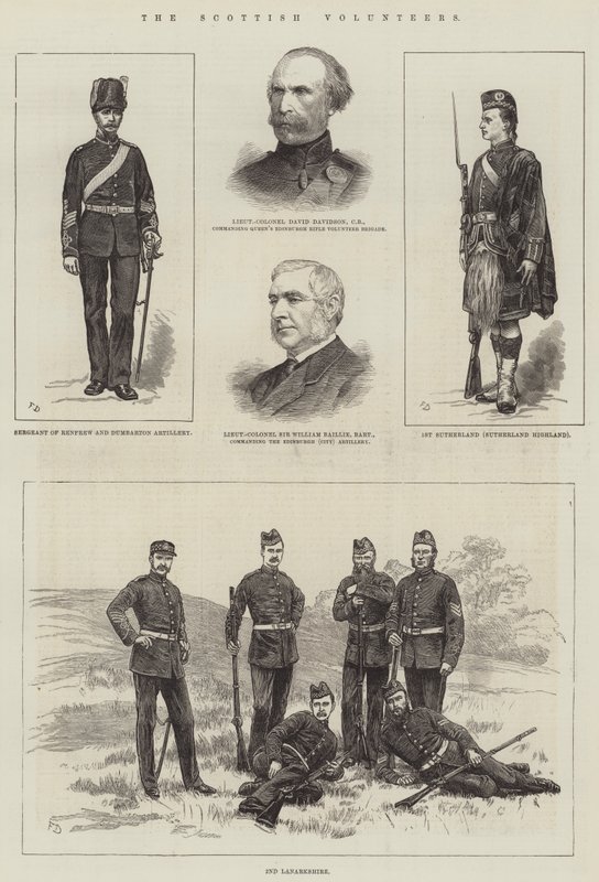 Szkoccy wolontariusze autorstwa Frank Dadd