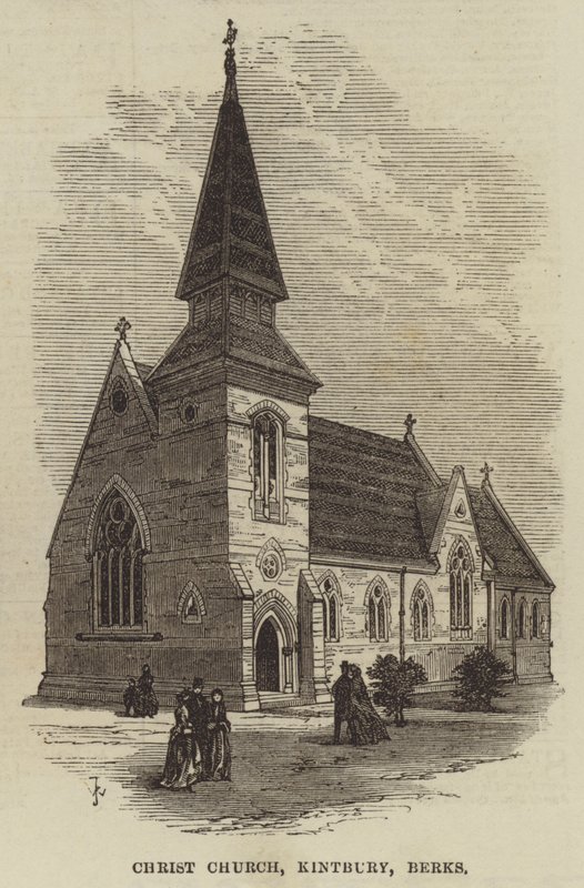 Kościół Chrystusa, Kintbury, Berks autorstwa Frank Watkins