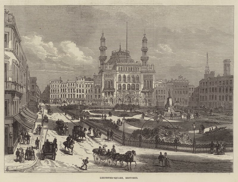 Leicester-Square, odrestaurowany autorstwa Frank Watkins