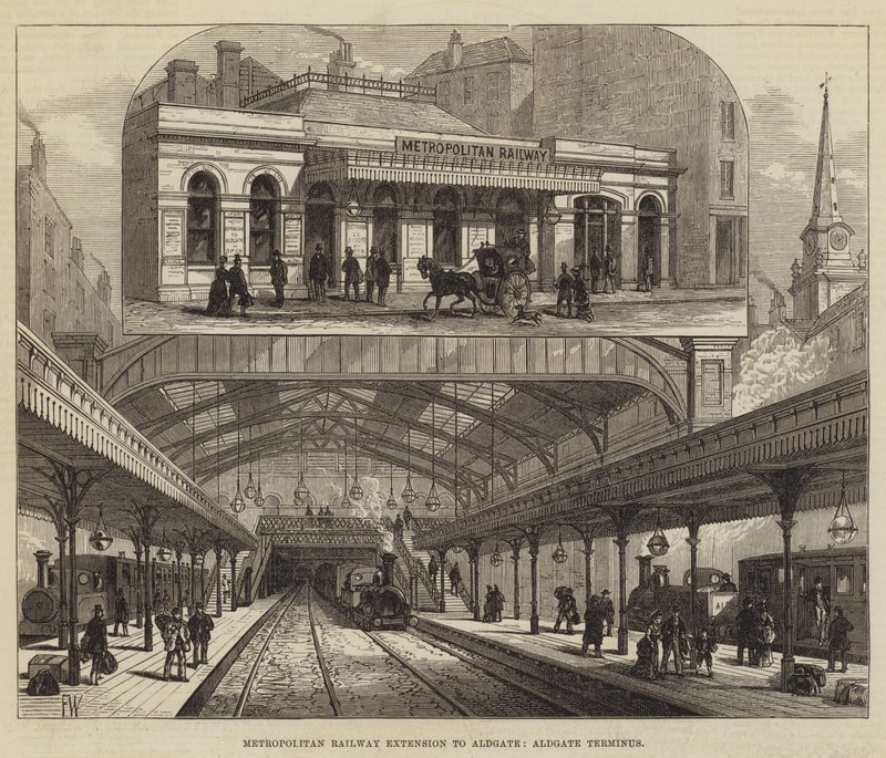 Przedłużenie kolei metropolitalnej do Aldgate, Aldgate Terminus autorstwa Frank Watkins