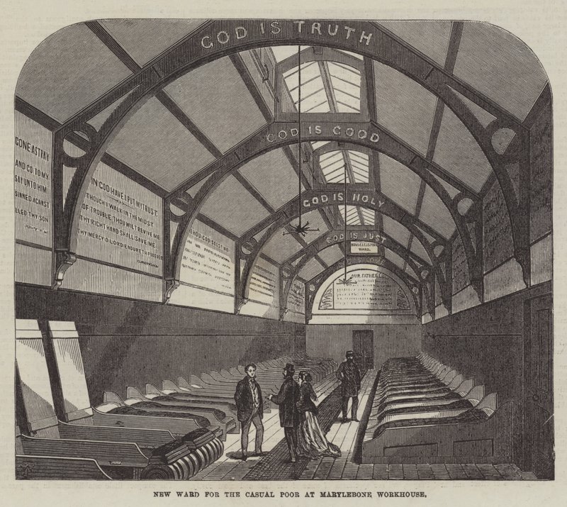 Nowy oddział dla przypadkowych ubogich w Marylebone Workhouse autorstwa Frank Watkins