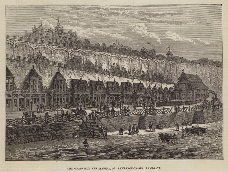 Nowa przystań Granville, St Lawrence-on-Sea, Ramsgate autorstwa Frank Watkins