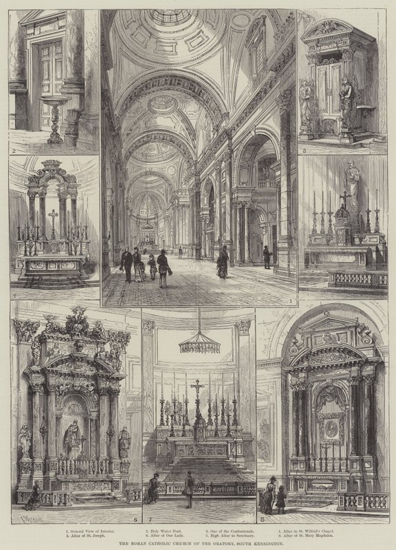 Kościół rzymskokatolicki Oratorium, South Kensington autorstwa Frank Watkins