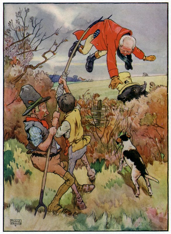 Trzech Wesołych Łowców (kolor lito) autorstwa Frank Adams